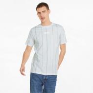 Футболка Puma MODERN BASICS STRIPE TEE 84740802 р.M белый