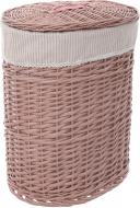 Корзинка плетеная с текстилем 51x37x56 см HQA16-18CD-1