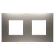 Рамка EGO горизонтальная сталь GW16023ST