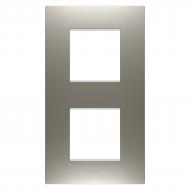 Рамка EGO вертикальная сталь GW16024ST