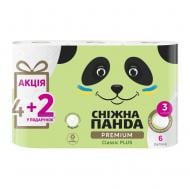 Туалетная бумага Сніжна Панда трехслойная 4 шт.