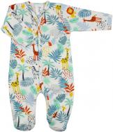 Комбинезон для мальчика Bambinelli Зверушки р.56 белый с рисунком