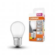 Лампа світлодіодна Osram P45 5,5 Вт E27 4000 К 220 В матова FIL P60 FR E27