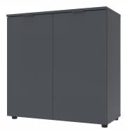 Комод Doros Рон 3 800x810x380 мм графит/графит