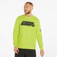 Футболка Puma QUALIFIER LS TEE 53210707 р.XL салатовий