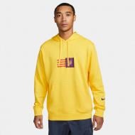 Джемпер Nike FCB M NSW CLUB HOODIE PO FT DX4755-728 р. S желтый