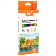 Карандаши цветные Orange Line с точилкой 24 цвета (290754) YES Карандаши цветные Orange Line с точилкой 24 цвета (290754) YES