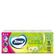 Носовые платочки Zewa Deluxe с ароматом ромашки 10 шт.