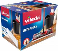 Комплект швабра и ведро с механическим отжимом для пола Vileda Ultramax 36 см