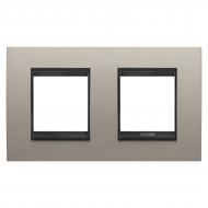 Рамка LUX горизонтальная алюминий GW16223WS