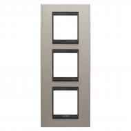 Рамка LUX вертикальная алюминий GW16227WS