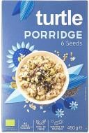 Каша овсяная Turtle 6 видов семян органическая 450 г (W8991)