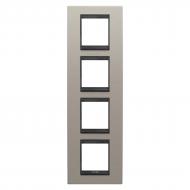 Рамка LUX вертикальная алюминий GW16229WS