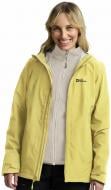 Куртка женская демисезонная Jack Wolfskin MOONRISE 3IN1 JKT W 1115621_M0064 р.XS желтая