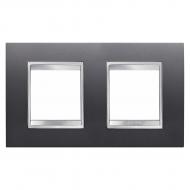 Рамка LUX горизонтальная черный GW16223VA