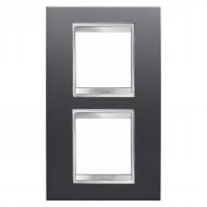 Рамка LUX вертикальная черный GW16224VA