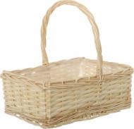Корзинка плетеная Tony Bridge Basket флористическая 40х30х15 см белая Z80082-2