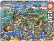 Пазл Educa Интересная Европа EDU-16752