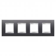 Рамка LUX горизонтальная черный GW16228VA