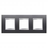 Рамка LUX горизонтальная черный GW16226VA