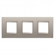 Рамка LUX горизонтальная алюминий GW16226XS
