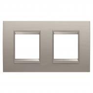 Рамка LUX горизонтальная алюминий GW16223XS