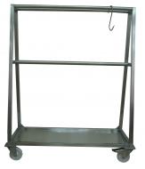 ВІТРИНА! Вішало виробниче для напівтуш із крючками Tehma 670x1200x1800 мм нержавіюча сталь