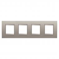 Рамка LUX горизонтальная алюминий GW16228XS