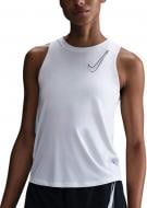 Футболка Nike Dri-Fit One Swoosh Tank HJ2218-100 р.XS белый