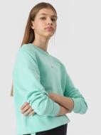 Світшот 4F SWEATSHIRT F0920 4FJWSS24TSWSF0920-47S р.158 бірюзовий