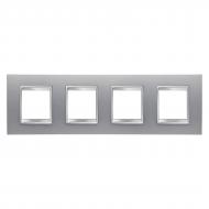 Рамка LUX горизонтальная титан GW16228VT