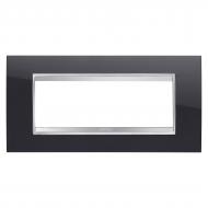 Рамка LUX горизонтальная черный GW16206TN