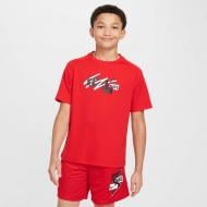 Футболка для мальчиков Nike Multi р.140/146 красный FZ5315-657
