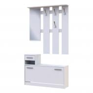 Прихожая с зеркалом Doros Alice 1829х1000х250 мм белый