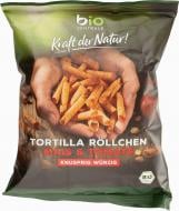 Чипси Bio Zentrale Tortilla органічні з томатами 125 г