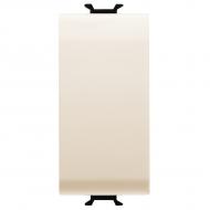 Механизм выключателя кнопочный одноклавишный Gewiss Chorusmart без подсветки слоновая кость GW11131