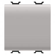 Механизм выключателя кнопочный одноклавишный Gewiss Chorusmart без подсветки бежевый GW13171