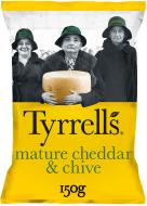 Чипси Tyrrell's з Чеддером і цибулею 150 г