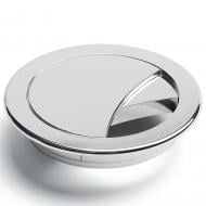 Заглушка для проводов Poliplast 26х60 мм полированный хром 0905-26CM