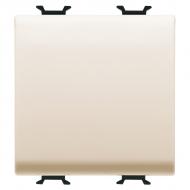 Механизм выключателя кнопочный одноклавишный Gewiss Chorusmart без подсветки слоновая кость GW11031