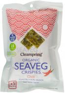 Снеки Clearspring Водоросли морские хрустящие органические Чили 5х4 г