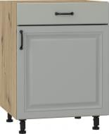 УЦЕНКА! Тумба нижняя Грейд с ящиком Q-25 Ня 60/82/52 (1+1) МС Глория_ASHEN /фасад МДФ №332 (УЦ №2576)