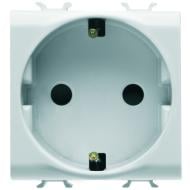 Механизм розетки силовая с заземлением Gewiss Chorusmart глянцевый белый GW10241