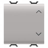 Механизм выключателя кнопочный одноклавишный Gewiss Chorusmart без подсветки бежевый GW13123