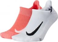 Носки Nike U NK MLTPLIER NS SX7554-923 р.M белый/розовый 2 шт.