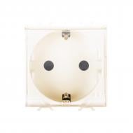 Механизм розетки силовая с заземлением Gewiss Chorusmart слоновая кость GW11242