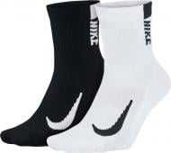 Шкарпетки Nike U NK MLTPLIER ANKLE SX7556-906 р.M чорний/білий 2 шт.