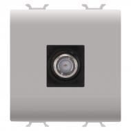 Механизм розетки спутниковая без заземления Gewiss Chorusmart SAT тип F сатин бежевый GW13377