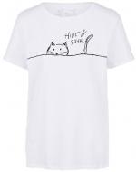 Футболка Mavi CAT PRINTED TOP 167728-620 р.XS белый