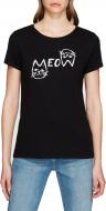 Футболка Mavi MEOW PRINTED TOP 167729-900 р.XS черный